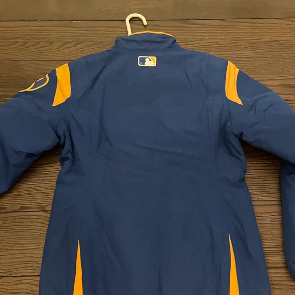 Authentic MLB Milwaukee Brewers ThermaBase Jacket - Picture 5 of 8